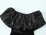 Autumn Beads Decorated With Velvet Slim Mini Dress 0387175-Outfit