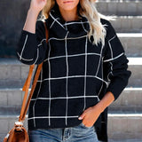 Knitted Pullover Sweater Women Turtleneck Long Sleeve Female Sweaters Oversized Casual Winter Clothes sweter mujer
