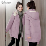 2021 Winter Women Coats Comfortable Fashion Basic Jacket And Coat Women Casual Long Parkas Hooded Winter Jacket