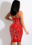 Party Sexy Crystal Strap Long Bodycon