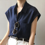 New Oversize Women Blouses Summer Tops Femme Casual Womens Blouse Maxi Girls White Shirt Short Sleeve Plus Size