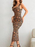 Women's Clothing 2025 Summer New U-Neck Sleeveless Printed