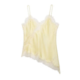 Women's 2025 Summer New Fashion Sexy Lace Decoration Underwear Blouse