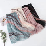 Fashion Patchwork Striped Print Pleated Skirt Elegant Office Lady Commute All-match Elastic High Waist Tulle Midi