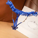 diamond thong ladies sexy lace full transparent hot hollow out sexy underwear M free take off low waist t pants