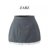 Homemade New Women's Classic Fashion Fashion Lace Spliced Floral Bud