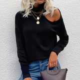 Autumn Winter Oversize Pullovers Sweaters Women Off Shoulder Turtleneck Sweater Long Sleeve Women's Cashmere Loose