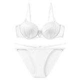 High-End Lace Underwear Pure Women's Comfortable Agglomeration Bra Small Bra Large Anti-Sagging Bra