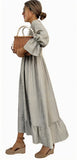 Women's Spring/Summer Bubble Sleeve Dress Dress New Women's