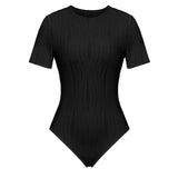 Spring/Summer OZON Women's Short Sleeve Corrugated Bodycoat Sexy