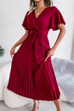 Flutter Sleeve Belted