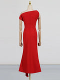 Temperament Famous Wind Dress Woman 2025 Spring New Fold Design Feeling Slim Thin White Evening