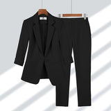 New Professional Casual Nine-Sleeve Suit Suit Women's