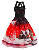 Print Halter Party Christmas