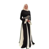 Autumn New Women's Fashion Hit Color To Receive The Waist Swing