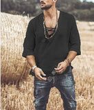 New Wish Burst Men's Chest With Chicken Eye Sleeve T-Shirt