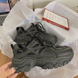 Party 2022 Women Chunky Platform Sneakers Designer Thick Sole Women's Shoes Fashion Lace Up Ladies Walking Light Shoe zapatillas