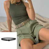 High Waist Shorts Women 2021 New Summer Casual Elegant Soft Pants with Sashes Loose Shorts with Pockets for