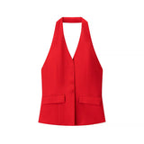 Homemade New Women's Clothing V-Necked Waist Trouser Casual