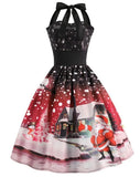 Print Halter Party Christmas