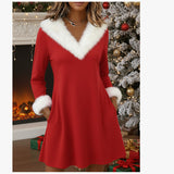 2025 Leisure Long-Sleeved POLO Collar Dress