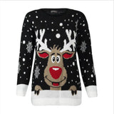 Casual Casing Christmas Sweater Autumn And Winter Men And Women Universal Elk Knitted Ugly