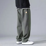 2025 High Street Broad-Legged Workwear Trousers Men's Retro Casual Trousers Trendy Loose Straight