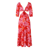 New-Style Beach Dress Suit Sexy 2025 New Export Summer Resort Wind