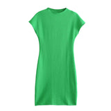New Stretch Slim Knitted Mini Dress 5039644-Outfit