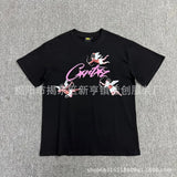 M Printing Summer 2024 New Y2K Harajuku T-Shirt Loose Shirt Short-Sleeved Couple-Outfit