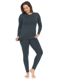 And Winter Warm Underwear Women's Seamless Slim Comfortable Elastic Solid Color Long-Sleeved Trousers Autumn Suit Long Johns-Outfit