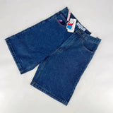 Year's Popular Street Y2K Jeans, Sports Trousers, Hip-Hop Cartoon Embroidery, Retro Blue Loose.-Outfit