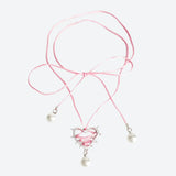 Coquette Barbed Heart Bow Tie