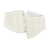 New Milk White Relief Flower Short Girded 16Cm3 Buckle Fish Bone Support Lol Rita Waist