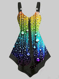Dye Shirts Women Tank Top Summer Plus Size Polyester Print Sexy Ladies Spaghetti Strap Sleeveless Vest Shirt