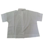 Spring Style Casual Pointed Collar Short-Sleeved Shirt 1163838004-Outfit