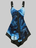 Dye Shirts Women Tank Top Summer Plus Size Polyester Print Sexy Ladies Spaghetti Strap Sleeveless Vest Shirt