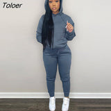 2 Piece Set Tracksuit Women Autumn Winter Fleece Warm Hoodies Top Long Pants Outfits Lounge Wear Jogger Suit