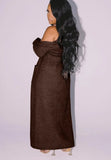 Sexy Vest And Long Slevee Coat And Pant 3 Piece
