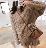 Autumn Sweater Women Dress Winter skirt suits Sweater Knitted Dresses Long loose Maxi Oversize Dresses Knitting Robe