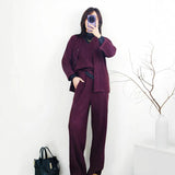 Folded Purple Snowflake Print Skirt Gentle Cream Purple Bump Color Daily Slim High Waist Open Straight