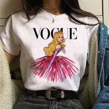 Harajuku Female Tshirt Gothic Flame Heart Print Short Sleeve Tops & Tees Fashion Casual T Shirt Women Clothing T-shirts