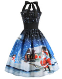 Print Halter Party Christmas