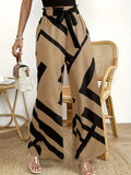 Women's Clothing With Wide-Legged Commuter