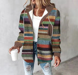 Leisure Explosion Lady Big Lattice Lady Jacket Lattice Autumn Winter