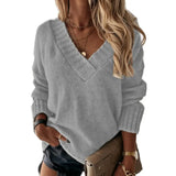 Neck Knitted Sweaters Women Autumn Winter Fashion Thick Warm Knit Jumpers Female Solid Elegant Long Sleeve Oversized