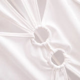 Hollow Design Short Dress 2025 Summer Vest Sleeveless Mini Dress