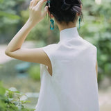 Chinese Cheongsam Improved Young White Certificate Registration Engagement Retro Dress Dress Set Bridal