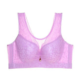 Push Up Bras for Women Full Cup Vest Bra Brassiere Plus Size C / D Cup Black Blue