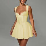 Summer 2024 New Fashion Women's Wear Elegant Hip Skirt Retro Style Sexy Dress Women-Outfit